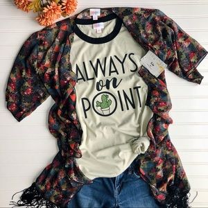 LuLaRoe "Always on Point" Tee & Kimono